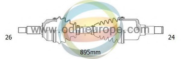 ODM-MULTIPARTS 18-052160 Drive Shaft